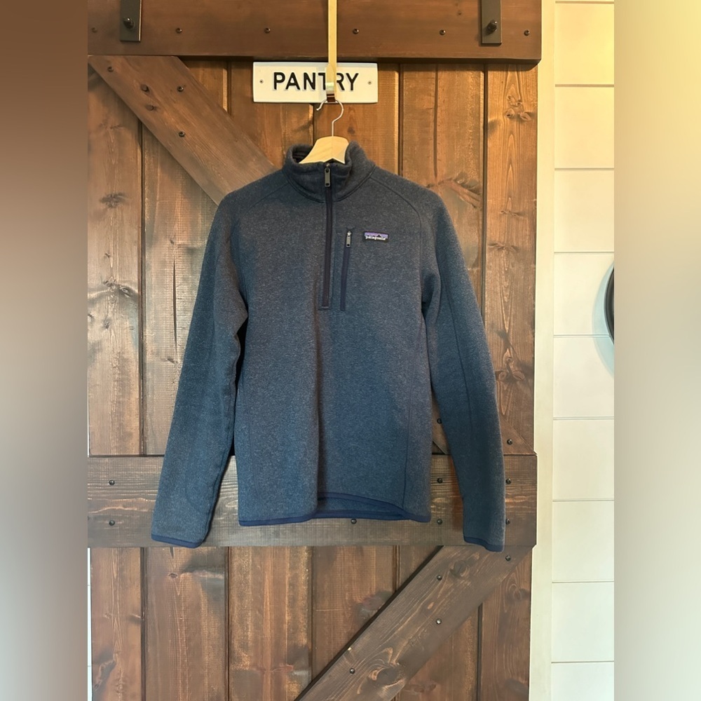 PATAGONIA Better Sweater 1/4 zip fleece pullover jacket Small style 25522 G23